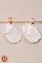 Unisex Baby Newborn Combed Organic Cotton Baby Gloves 3 Pairs Colorful Set - 3