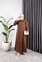 WOMEN'S BUTTONED COTTON GABARDINE COAT - 2