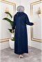 WOMEN'S BUTTONED DENIM CAPE - 8