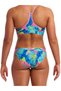 Funkita I'M Leaving Women's Swimmer Sports Bustier – Crop Top with Adjustable Pads - 3