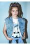 Girl's Denim Vest Blue 6352 - 2