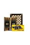 Wooden Backgammon Scale Checkerboard Set with Playing Cards Gift Walnut Coated Polished Tournament Hobby Game Set - 4