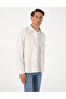 Beige Regular Fit Linen Cotton Blend Shirt Jacket 50303828-Vr011 - 3