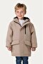 Boys' Stone Fur-Lined Water and Wind-Resistant Hooded 3-Pocket Winter Coat & Jacket & Parka