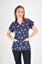 Unisex Paw Patterned Veterinary Doctor Nurse Hospital Scrubs Uniform Set - 5