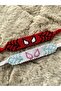 Set of 2 Spiderman Patterned Handcrafted Knitted Bracelets, Gwen & Peter Patterned Couple Bracelet - 3