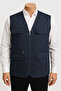 Men's Plus Size Multi-Pocket Zipper Sleeveless Vest - Outdoor Hunting Fishing Vest