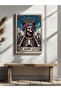 Drama Queen Skeleton Home Office Kitchen Salon Wall Decoration Canvas Painting - 2