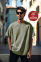 Men's Oversize Modal T-Shirt No-Ironing Easy Wrinkle-Resistant Heavy Fabric Basic T-Shirt Bol Wide Fit
