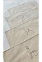 Minimal Kaaba Embroidered Linen Prayer Rug Prayer Mat - Dowry Gift Bag Prayer Rug - 4