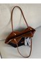 New Season Women's Shoulder Bag with Scarf and Corn Detail - 4