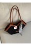 New Season Women's Shoulder Bag with Scarf and Corn Detail - 3