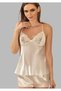 Women's Satin 6 Piece Nightgown & Robe & Shorts Set & Pajama Set Dowry Set - 3