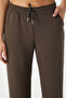 Women's Modal Osha Wide Leg Brown Sweatpants 11053 - 2