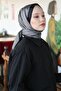 شال لوكس أوريجينال مونوغرام (منسوج، قطني، خفيف، مريح، أنيق، عالي الجودة) - 7