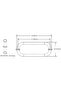Ranbo Hardware 8" Back to Back Tubular Shower Door Pull Handle for Frameless Shower Doors, Polished - 6
