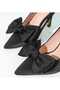 One Pair Shoe Buckle -Bag Charms - Bow Applique with Removable Clips (Bc-1198) - 2