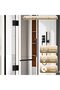 Alise Glass Shower Door Hinges, 180 Degree Shower Door Hinges for Glass Doors, Heavy Duty Stainless - 5