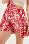 Patterned Slim Fit Mini Shorts Skirt Shorts Skirt 5869020 - 3