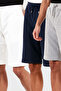 Cotton Regular Fit Normal Waist Pocket 3 Pack Shorts Men's Shorts 5908042S3