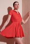 Mini Shirt Dress Dress with Lacing Detail 5869006 - 2