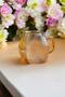 Borosilicate Glass Amber Snail Patterned Glass Teapot & Jug with 4 Glasses 2500 ml - 2