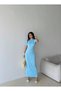 Fitted Rib Knitwear Dress Dnv-000037 - 4