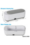 Portable Ultrasonic Cleaner – 45kHz for Jewelry, Glasses, Watches, Razors & Cosmetics - 5