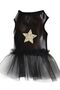 Small Breed Leather Rock Star Cat Dress Dog Dress Dog Outfit (1-10 kg) - 3