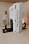 Decorative Metal Book Holder with Basketball Figure Book Support Home and Office Accessory