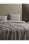Petrus King Size 100% Cotton Crep Printed Bed Sheet Pack of Duvet Cover Set - Beige - 2