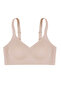 Underwire Free Laser Seamless Invisible Removable Padded Recovery Bra - 3