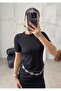 Women's Short Sleeve Crew Neck Lace Embroidery Short Mini Basic Dress - 3