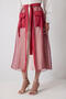 ORGANZA ATTACHED SKIRT WITH POCKET DETAIL - 2