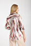 Mink Striped Satin Jacquard Women's Shirt - 3