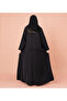Plain Abaya Shoulder Details - 4