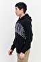 Men Hood Brand Logo Sweatshirt, Black - 2