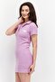 Women Plain Shirt Dress, Purple - 3