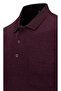 Men's Polo Neck Pocket Classic Fit Claret Red T-Shirt - 5116 - 4