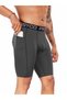 Ghassy Co. Men's Basketball Cycling Fitness Running Ultra Stretchy Knee Sports Leggings with Pockets