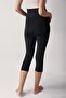 Adjustable High Waist Stretchy Recovery Below Knee Capri Maternity Leggings T08 - 2
