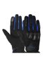 Motorcycle Summer Gloves Shock Absorbing Protection Mesh Fabric Wire Touch Motor Gloves Black - 5