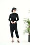 Betty Double Black Design Hijab Swimsuit Set
