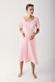 Cotton Stretchy Viscous Maternity Dressing Gown Nightgown Set 14400 - 2
