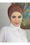 شال عظمي مزخرف بالخرز مفصل بالخرز