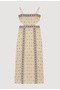 Ethnic Print Cut Out Detailed Dress - 2