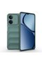 جراب Realme Note 60 مصنوع من مادة TPU المرنة بتصميم سطح خلفي مجوف من السيليكون SYS العرقي - أخضر داكن - 2