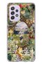 Galaxy A72 Compatible Green Nature Transparent Silicone Case