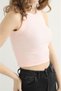 Pink Camisole Body Women's Crop Tank Top - 2