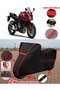 For Yamaha Fz1 Fazer Tarpaulin Black Motorcycle Tarpaulin Engine Cover Tent (Red Stitched)